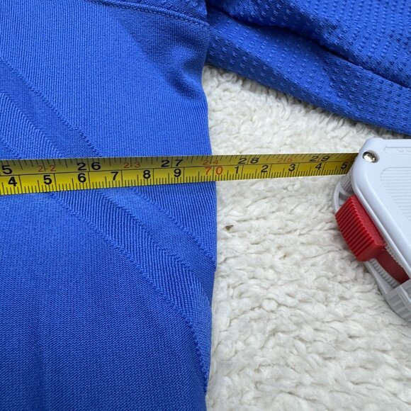 Nike Golf Dri-Fit Men's 1/4 Zip Blue Mock Neck LS Pullover, Size  XXL - Picture 7 of 7